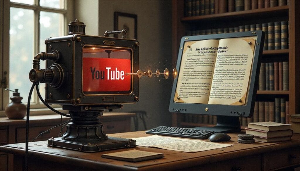 Youtube video to article - Ai tool updates